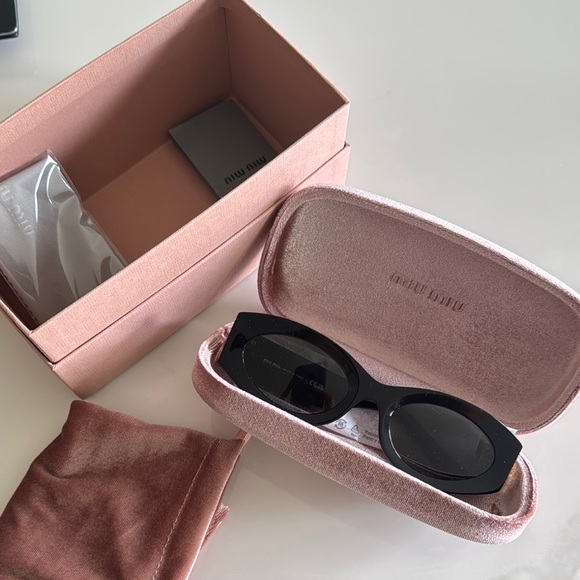 Miu Miu Accessories - Miu Miu Black Sunglasses Elegant Accessories